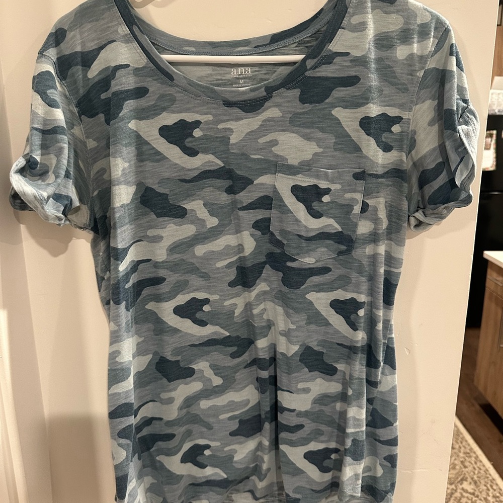 Blue Camouflage T-Shirt